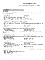 Kiểm tra 1 tiết địa lý (2015 2016)   đề 053