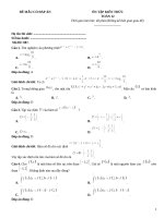 Đề ôn tập toán thi thpt có đáp án (691)