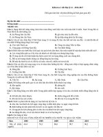 Kiểm tra 1 tiết địa lý (2016 2017)   đề 151