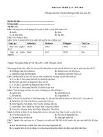 Kiểm tra 1 tiết địa lý (2015 2016)   đề 151