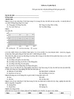 Kiểm tra 15 phút địa lý   đề 002