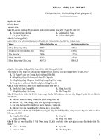 Kiểm tra 1 tiết địa lý (2016 2017)   đề 874