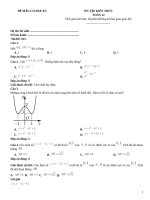 Đề luyện thi toán thpt có đáp án chi tiết (101)