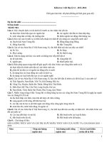 Kiểm tra 1 tiết địa lý (2015 2016)   đề 963