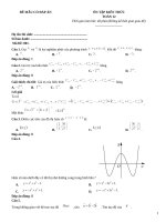 Đề ôn tập toán thi thpt có đáp án (5)