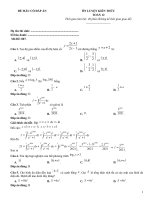 Đề thi toán 12 có đáp án (45)