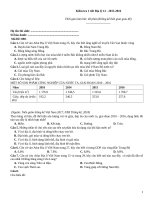 Kiểm tra 1 tiết địa lý (2015 2016)   đề 890