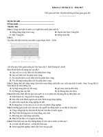 Kiểm tra 1 tiết địa lý (2016 2017)   đề 350