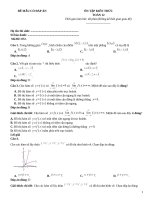 Đề toán thpt luyện thi có đáp án (501)
