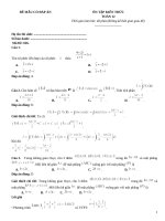 Đề ôn tập toán thi thpt có đáp án (205)