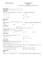 Đề ôn tập toán thi thpt có đáp án (11)