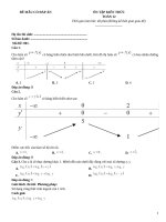 Đề ôn tập có đáp án toán thpt (7)
