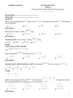 Đề mẫu toán 12 luyện thi đại học có đáp án (109)
