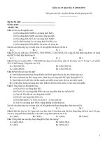 Kiểm tra 15 phút hóa (2018 2019)   đề 768