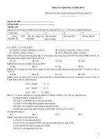 Kiểm tra 15 phút hóa (2016 2017)   đề 150