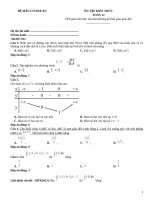 Đề mẫu toán 12 luyện thi đại học có đáp án (107)