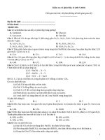 Kiểm tra 15 phút hóa (2017 2018)   đề 053