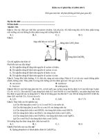 Kiểm tra 15 phút hóa (2016 2017)   đề 759
