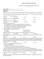 Kiểm tra 15 phút hóa (2017 2018)   đề 271