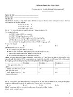 Kiểm tra 15 phút hóa (2017 2018)   đề 421