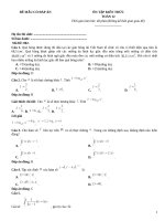 Đề mẫu toán 12 luyện thi đại học có đáp án (16)
