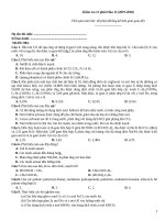 Kiểm tra 15 phút hóa (2019 2020)   đề 884