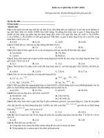 Kiểm tra 15 phút hóa (2017 2018)   đề 003