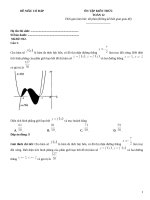 Đề mẫu toán 12 luyện thi đại học có đáp án (112)