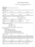 Kiểm tra 15 phút hóa (2017 2018)   đề 784