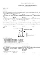 Kiểm tra 15 phút hóa (2017 2018)   đề 222