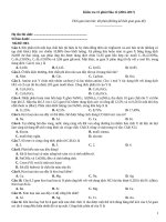 Kiểm tra 15 phút hóa (2016 2017)   đề 003