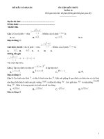 Đề luyện thi thpt môn toán có đáp án (651)