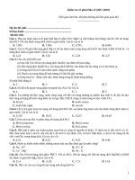 Kiểm tra 15 phút hóa (2017 2018)   đề 058