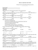 Kiểm tra 15 phút hóa (2017 2018)   đề 100