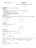 Đề thpt toán có đáp án (147)