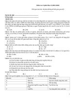 Kiểm tra 15 phút hóa (2019 2020)   đề 034