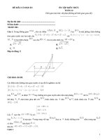 Đề luyện thi thpt môn toán có đáp án (9)