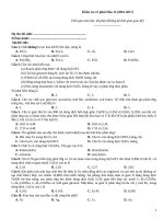 Kiểm tra 15 phút hóa (2016 2017)   đề 081