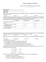 Kiểm tra 15 phút hóa (2017 2018)   đề 302
