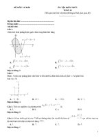 Đề luyện thi thpt môn toán có đáp án (4)