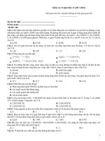 Kiểm tra 15 phút hóa (2017 2018)   đề 186