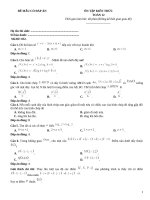 Đề ôn tập toán luyện thi thpt có đáp án (513)