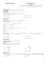 Đề luyện thi thpt môn toán có đáp án (7)
