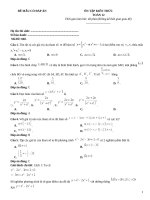 Đề luyện thi thpt môn toán có đáp án (399)