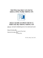 Báo cáo đồ án phân tích và thiết kế hệ thống thông tin đề tài  xây dựng website quản lý cửa hàng bán giày