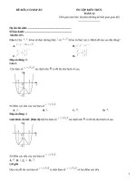 Đề ôn thi toán 12 có đáp án (709)