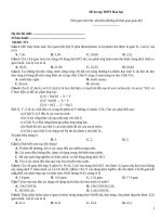 Đề ôn tập thtp hoá   đề 373