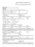 Kiểm tra cuối kì hoá 12 (22 23)958