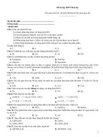 Đề ôn tập thtp hoá   đề 004