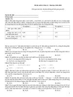 Kiểm tra cuối kì hoá 12 (19 20)175